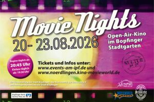 Movie Nights - Open Air Kino im Stadtgarten